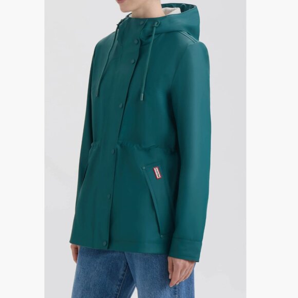 NEW HUNTER Acacia Rubberized Rain Jacket in Deep Ocean for women 825 8m4 - Picture 3 of 10